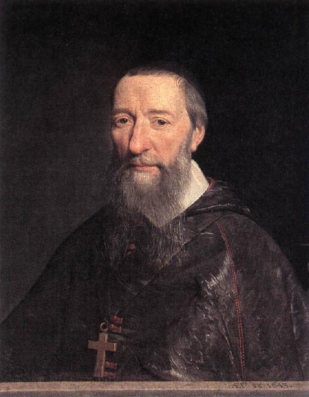 CERUTI, Giacomo Portrait of Bishop Jean-Pierre Camus ,mnk France oil painting art